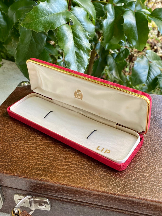 LIP Écrin Neuf de Montre Vintage Mécanique - Étui - Boîte 1960
