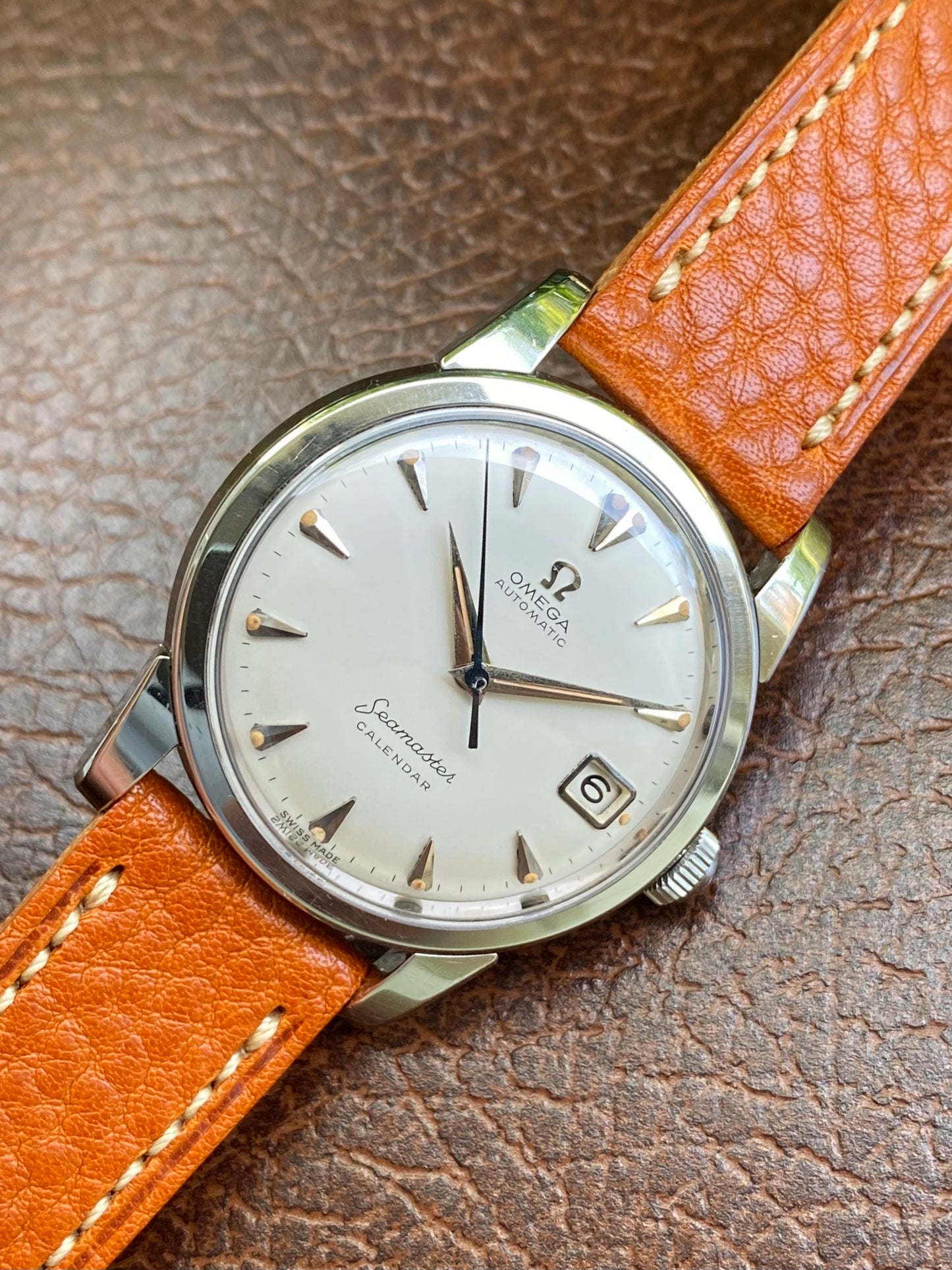 Omega Seamaster Calendar Automatic Cal.503 Montre Vintage Mécanique Ref.2849-10SC - 1957
