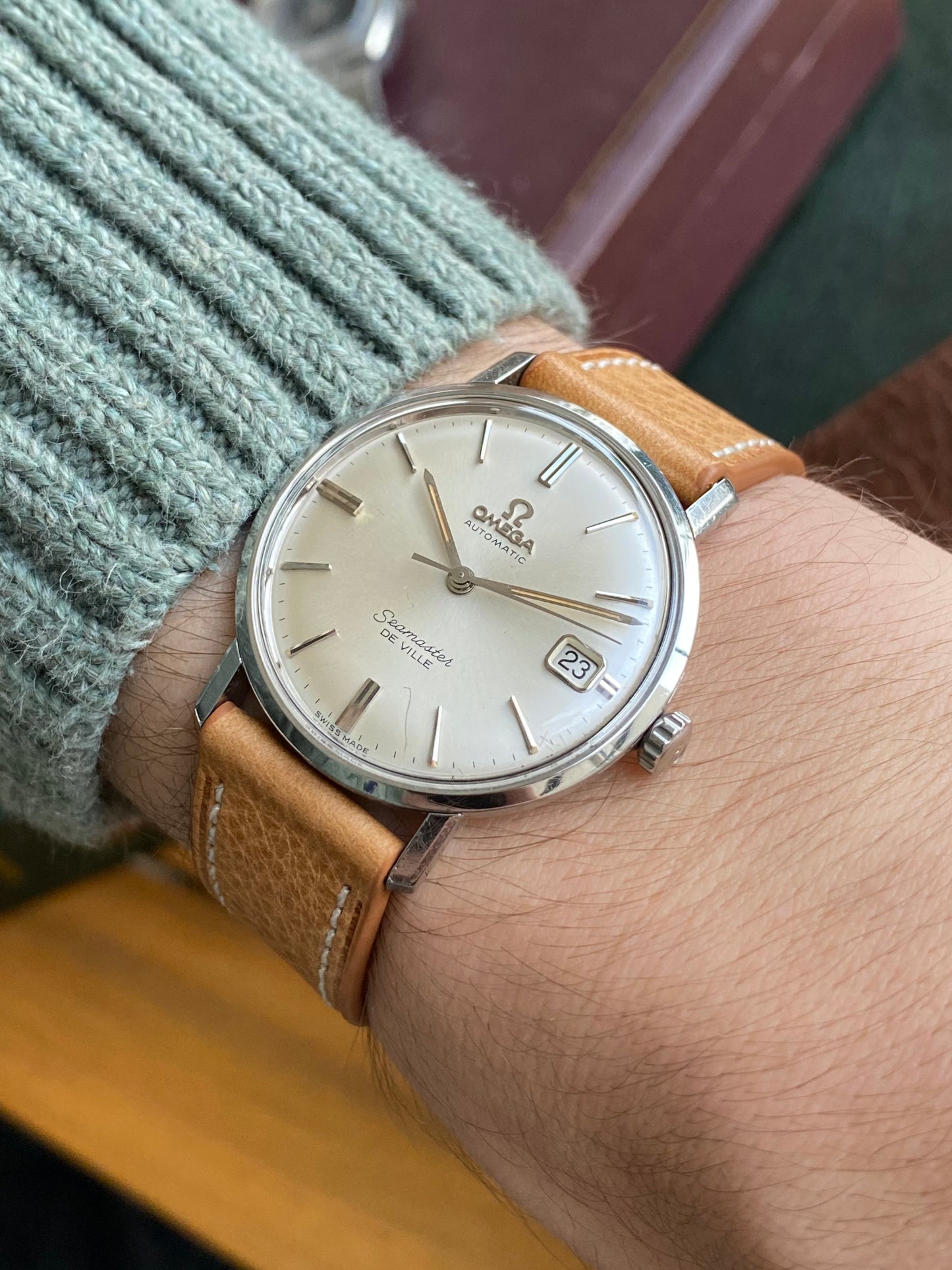 Omega Seamaster DeVille Automatic Date - Cal.562 Ref. 14910-SC61 - Montre Vintage Mécanique 1962