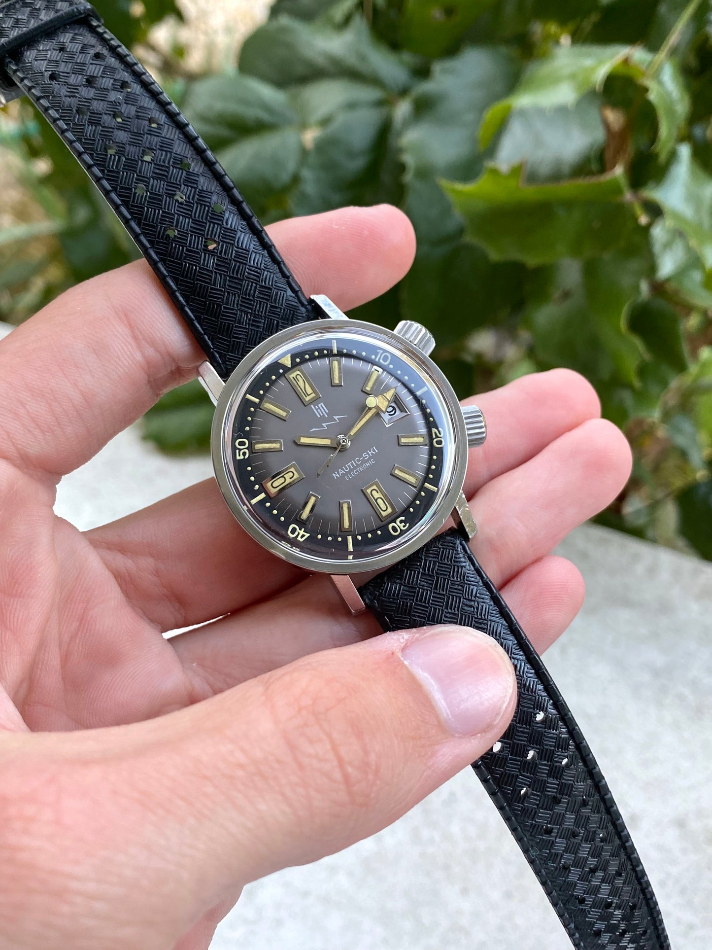 LIP Nautic-Ski Electronic Gris - Boîte + Garantie Totale - Montre Vintage R148 - 1969