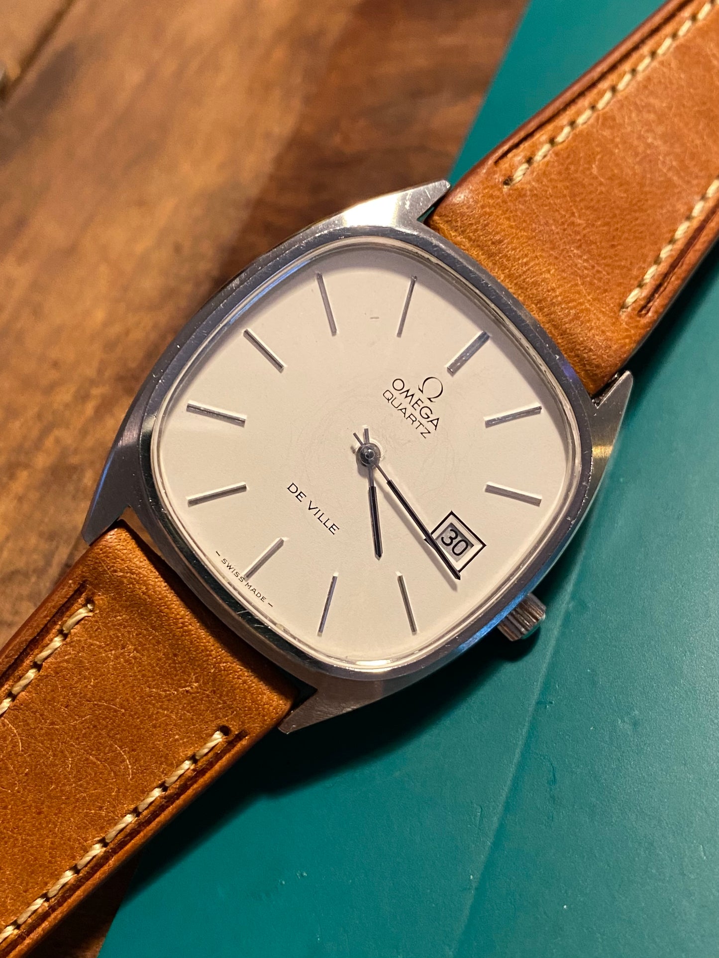 Omega DeVille Quartz Cal.1325 Réf. 192.0028 Montre Vintage 1970