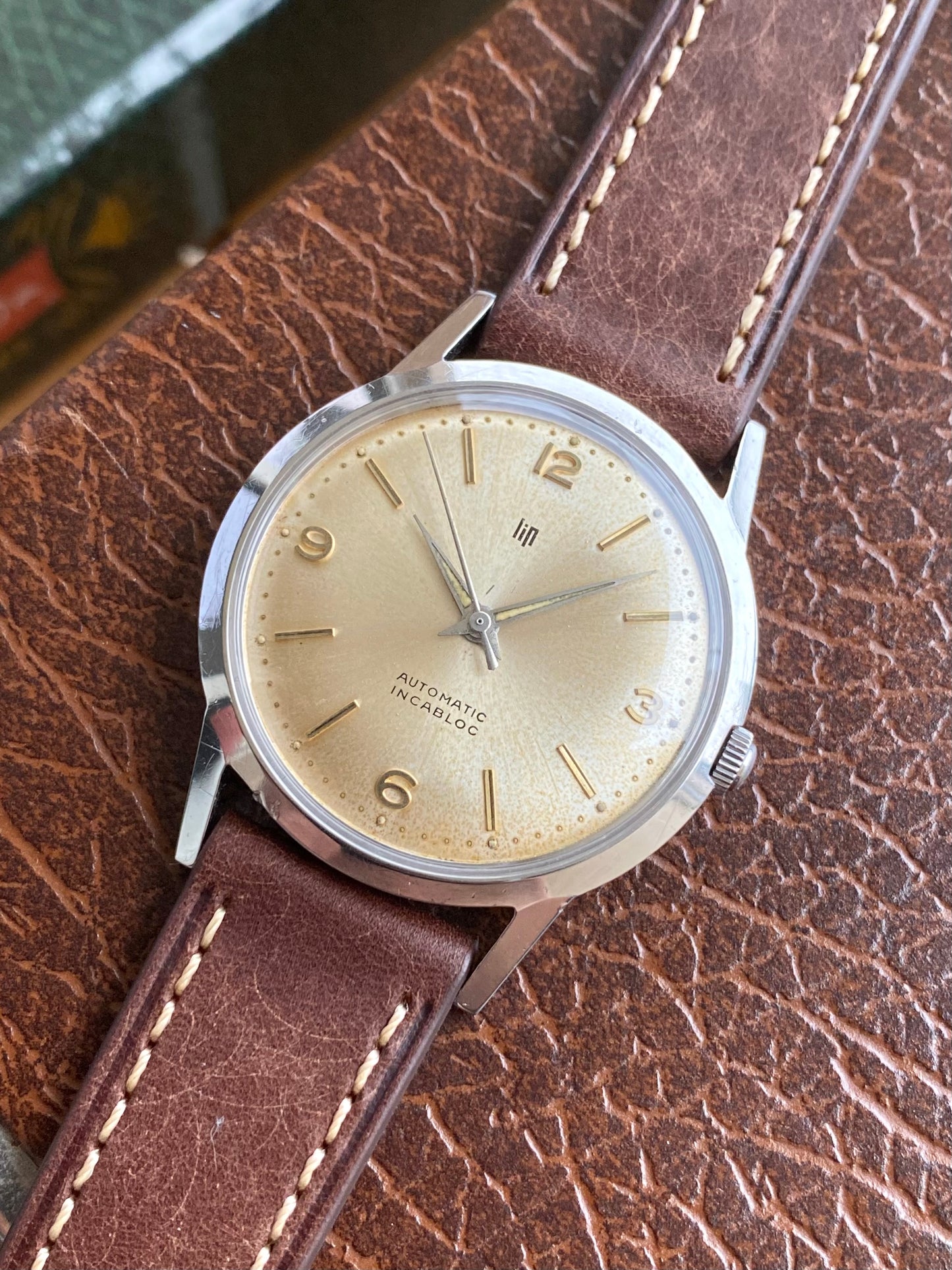 LIP France Automatic Cal. R147 Montre Vintage Mécanique Acier 1960