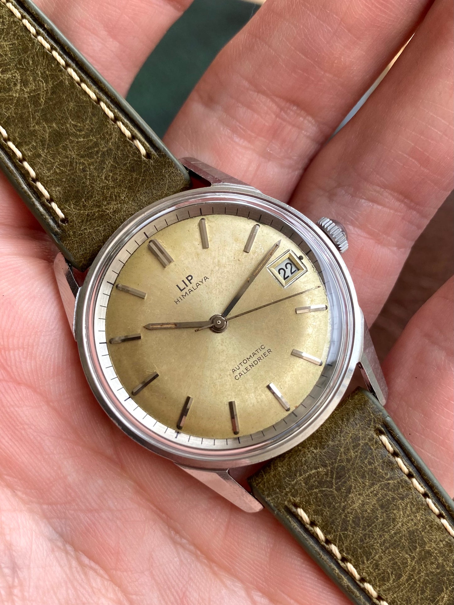LIP Himalaya Automatic R153 - Montre Vintage France Mécanique Acier 1960