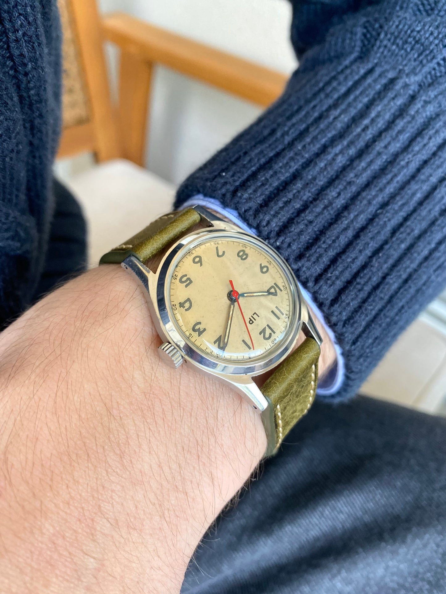 LIP R25 Made In France - Montre Militaire (Civile) Mécanique Vintage - R25 1940