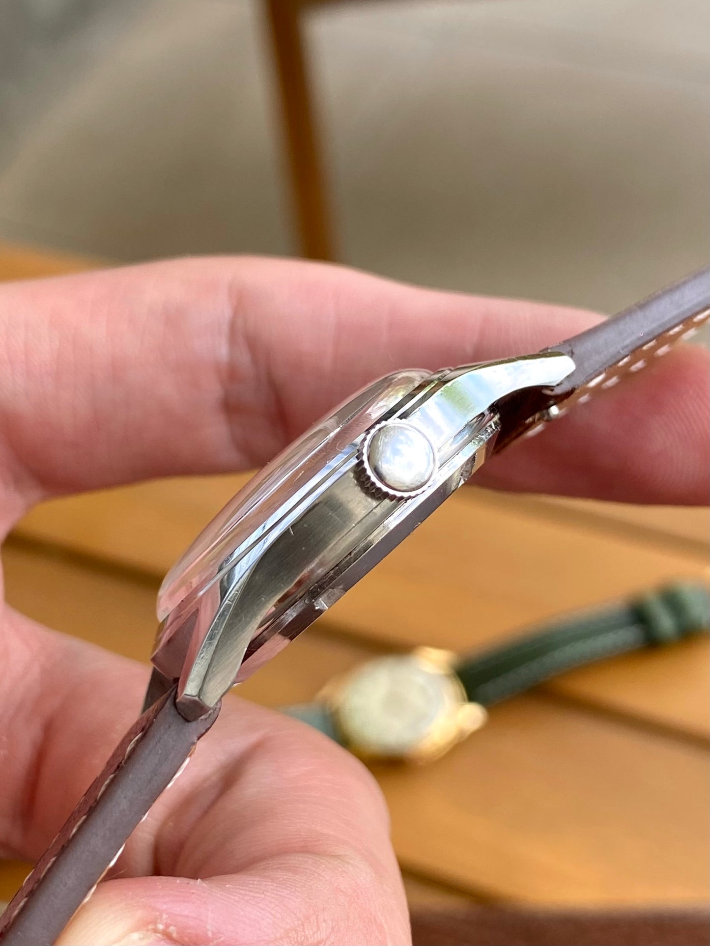 Zenith Montre Vintage Mécanique Cadran Guilloché Cal.106 - 1960