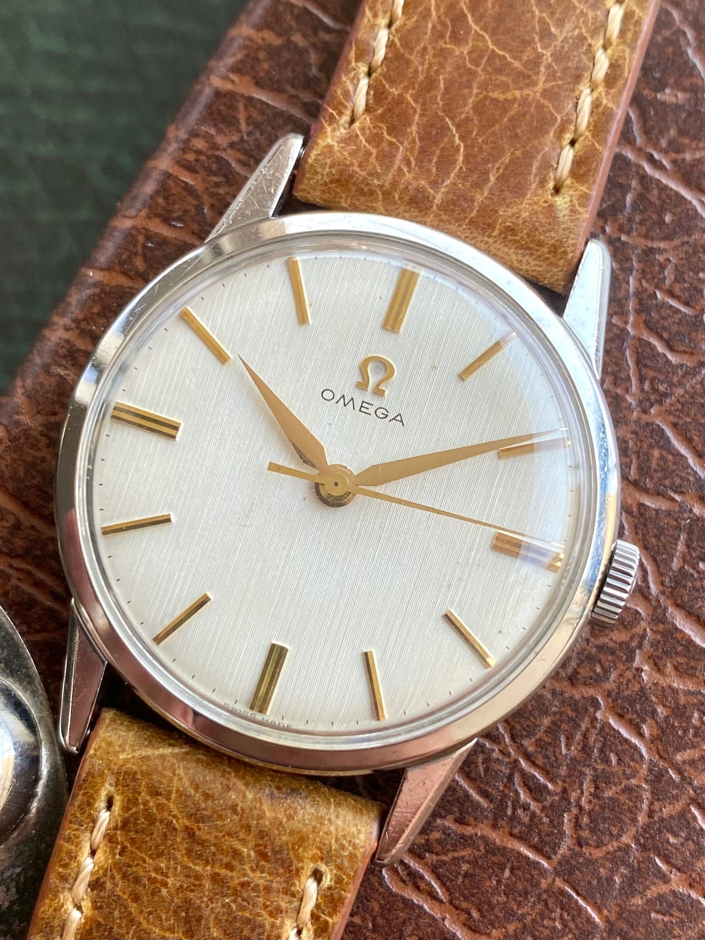 Omega Cal.285 - Montre Vintage Mécanique Ref.14714-1SC Acier - Cadran LIN 1960