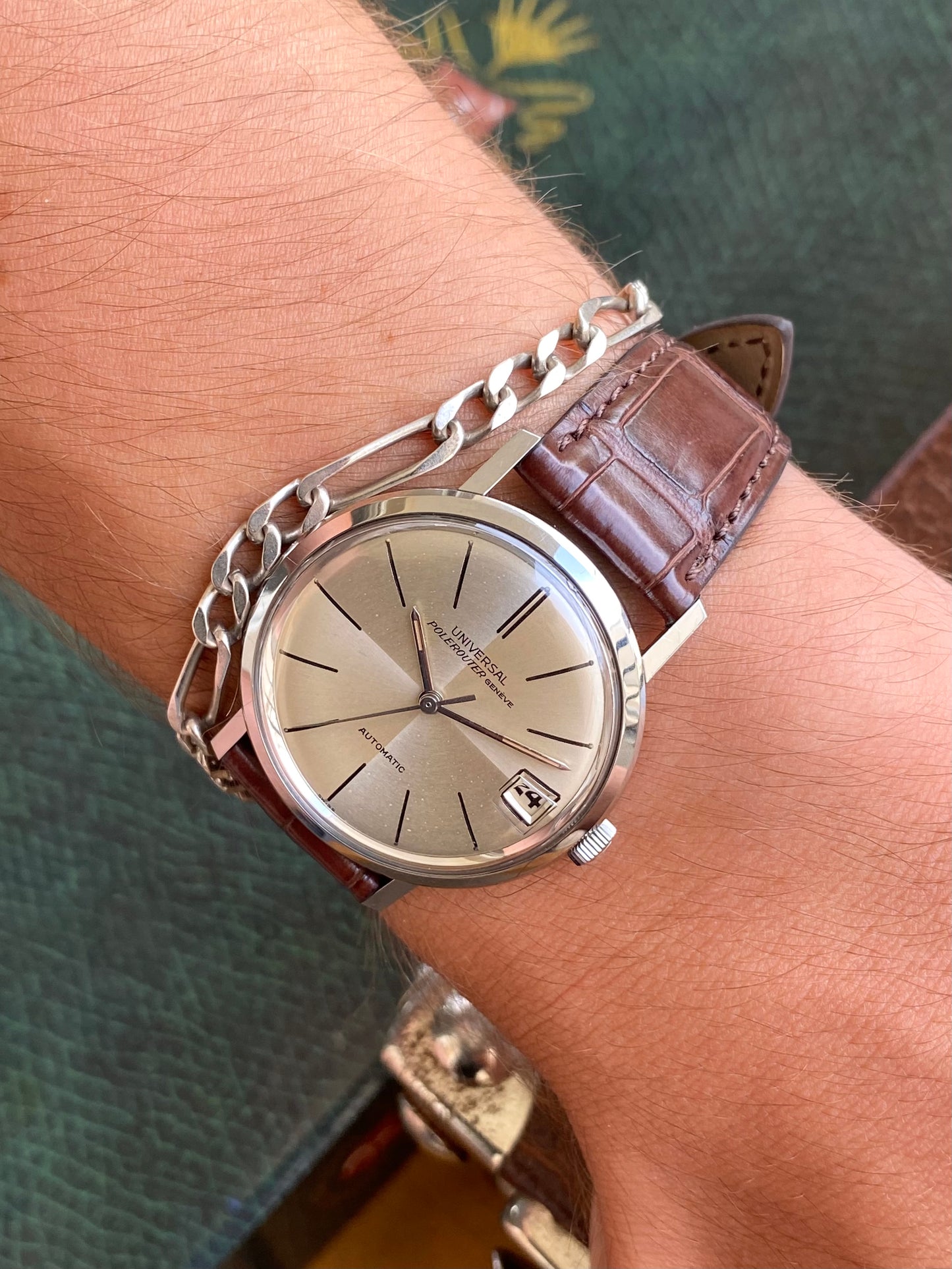 Universal Polerouter Genève Automatic Microtor - Ref.204604-4 - Cal. 218-2 - Montre Vintage Mécanique 1960