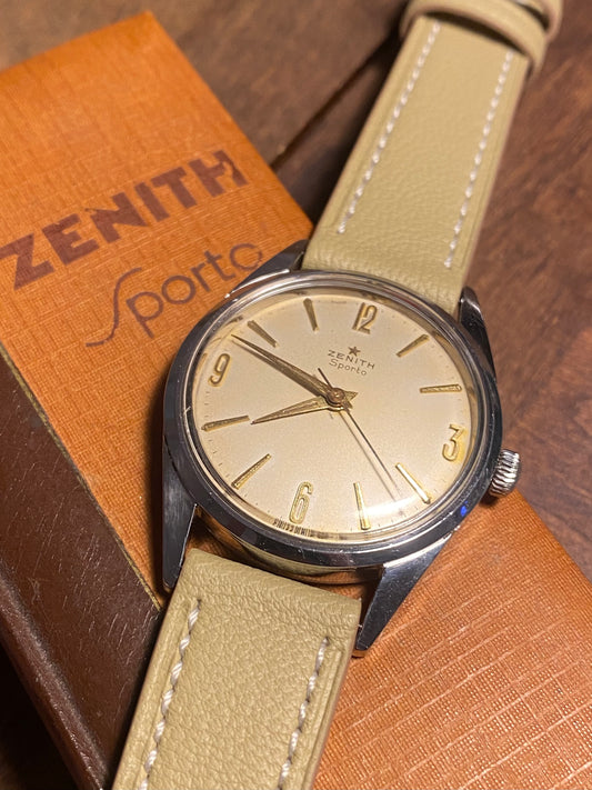 Zenith Sporto Montre Vintage Mécanique 1960 + Boîte
