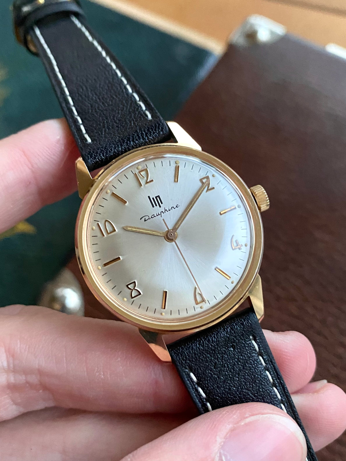 LIP Dauphine France - Montre Vintage Mécanique Plaqué Or RSC553 - 1960