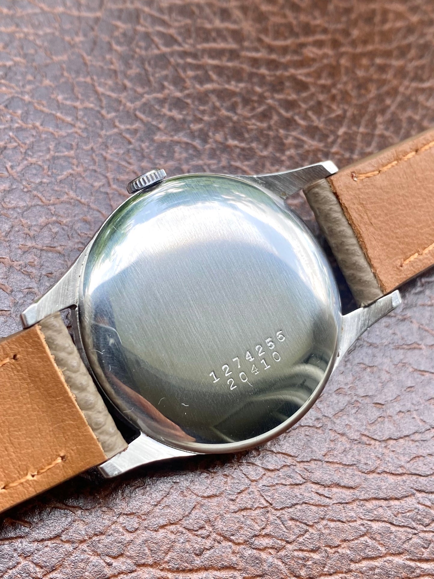 Universal Genève Calatrava Cal. 129 Montre Vintage Mécanique Acier 20410 - 1944