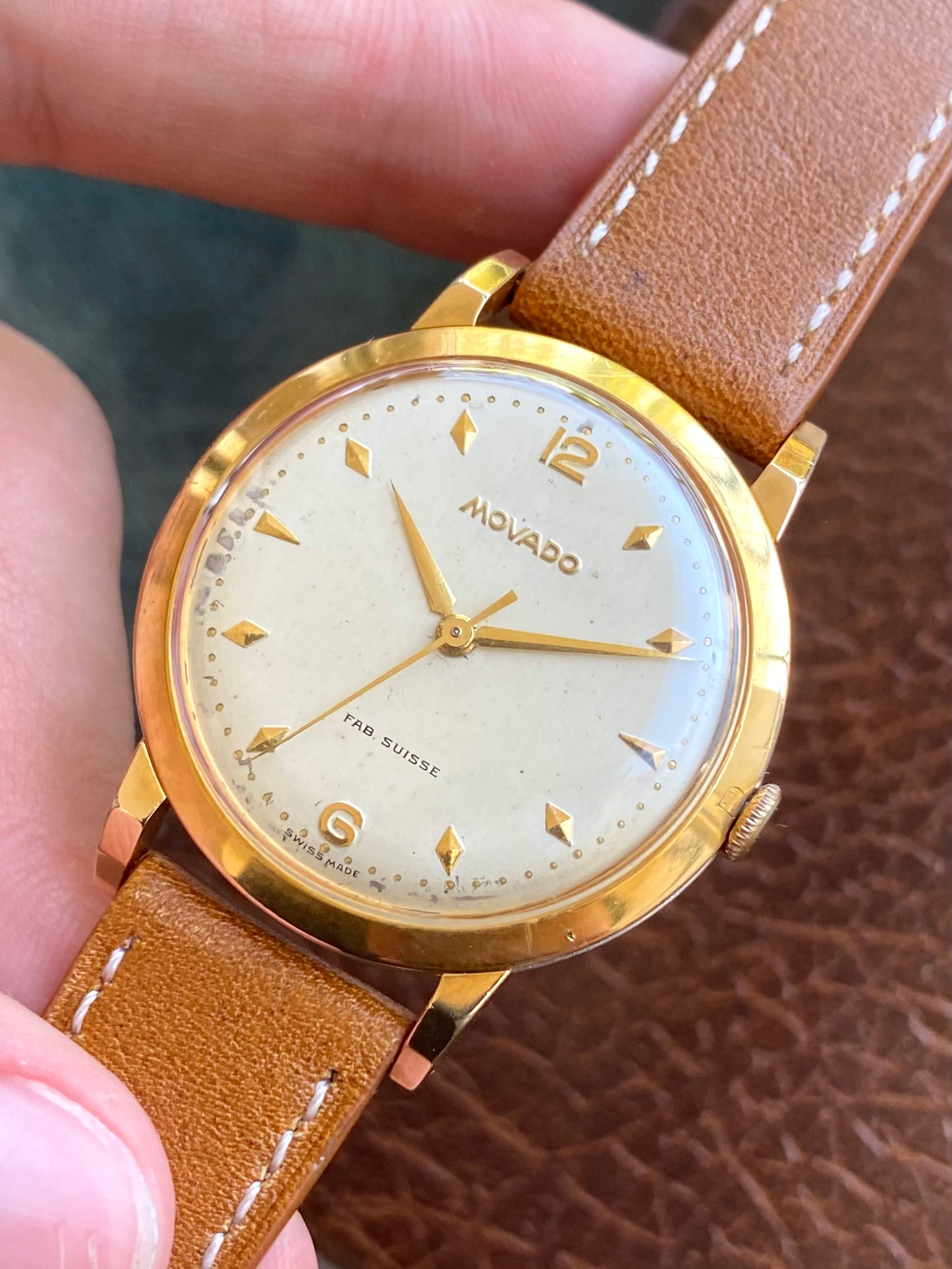 Movado Fab. Suisse Montre Vintage Mécanique Cal. 127 - 1950