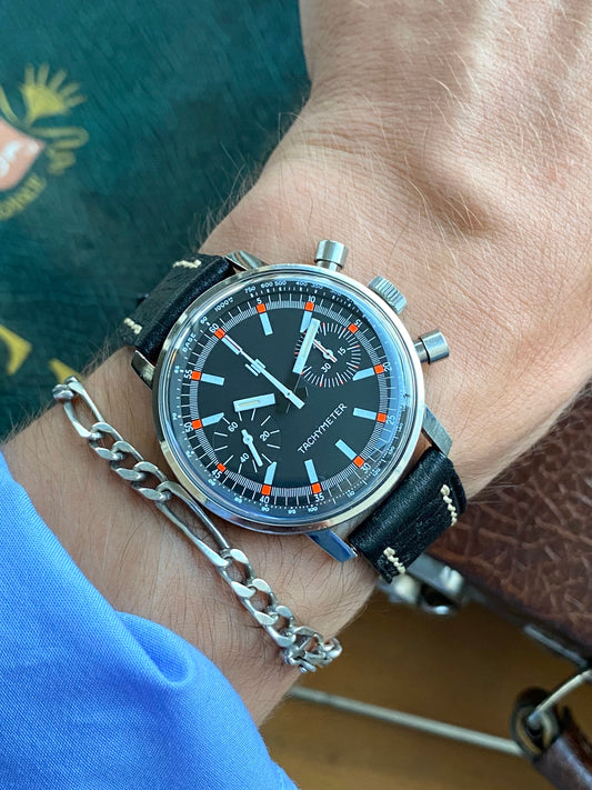 LIP Genève Tachymeter Rallye Chronographe Sport - Montre Vintage Mécanique Automobile 1960