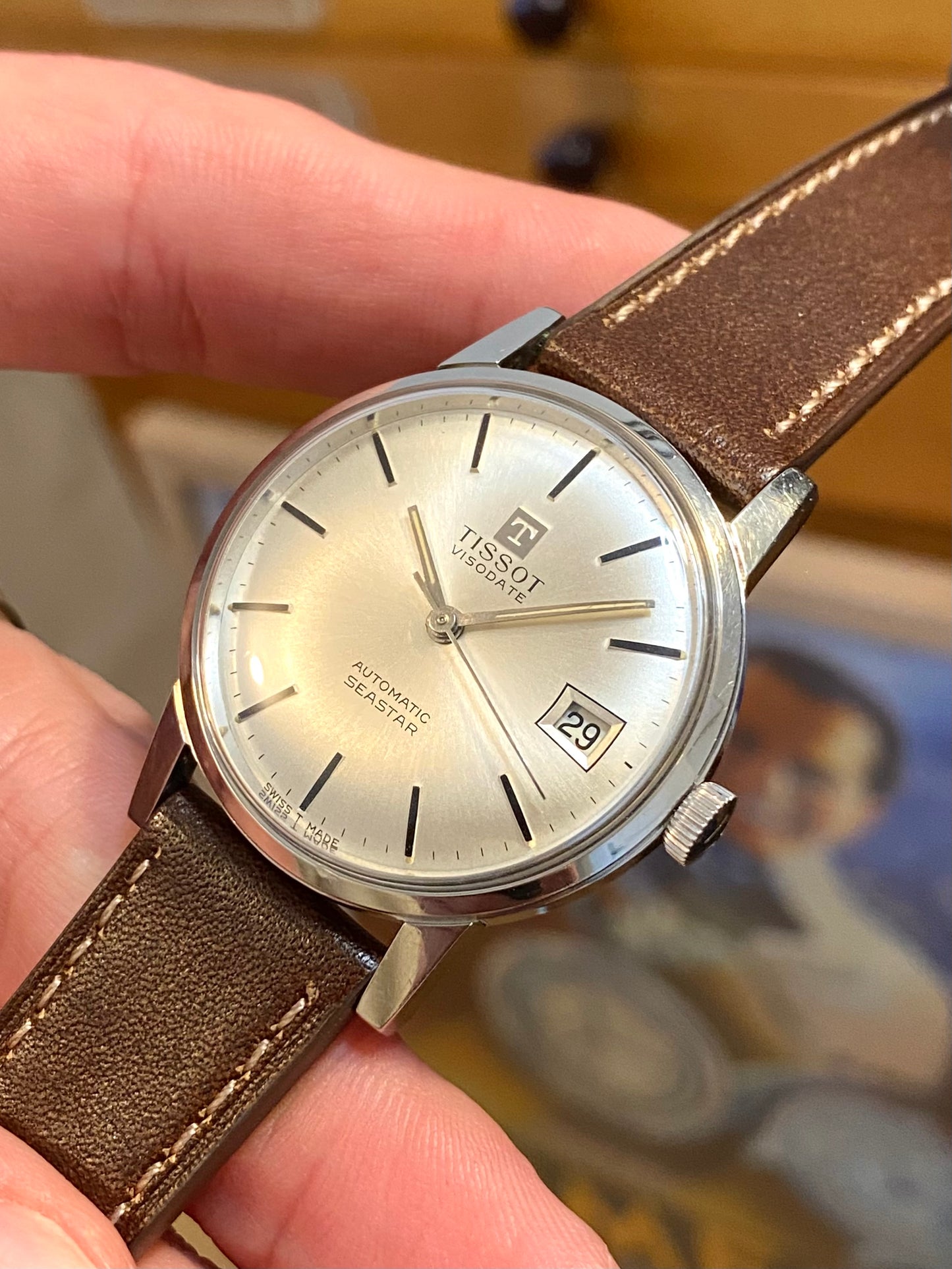 Tissot Visodate Seastar Automatic - Montre Vintage Mecanique Cal.784-2 1960