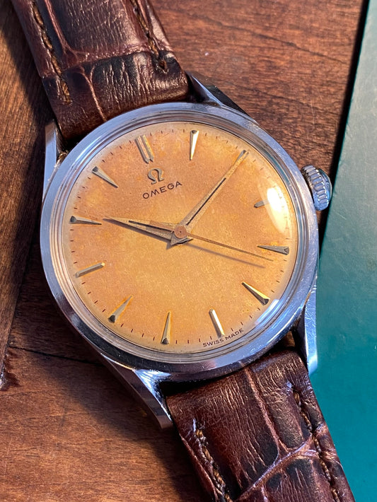 Omega 2830-2SC Tropical Dial Cal.420 Montre Vintage Mécanique 1956