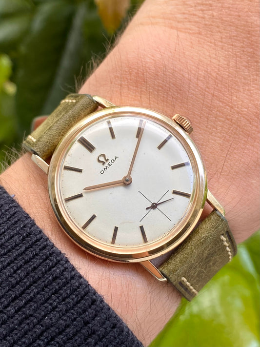 Omega Montre Vintage Mécanique Plaqué Or Cal.269 Réf. 121.002-62 - 1962