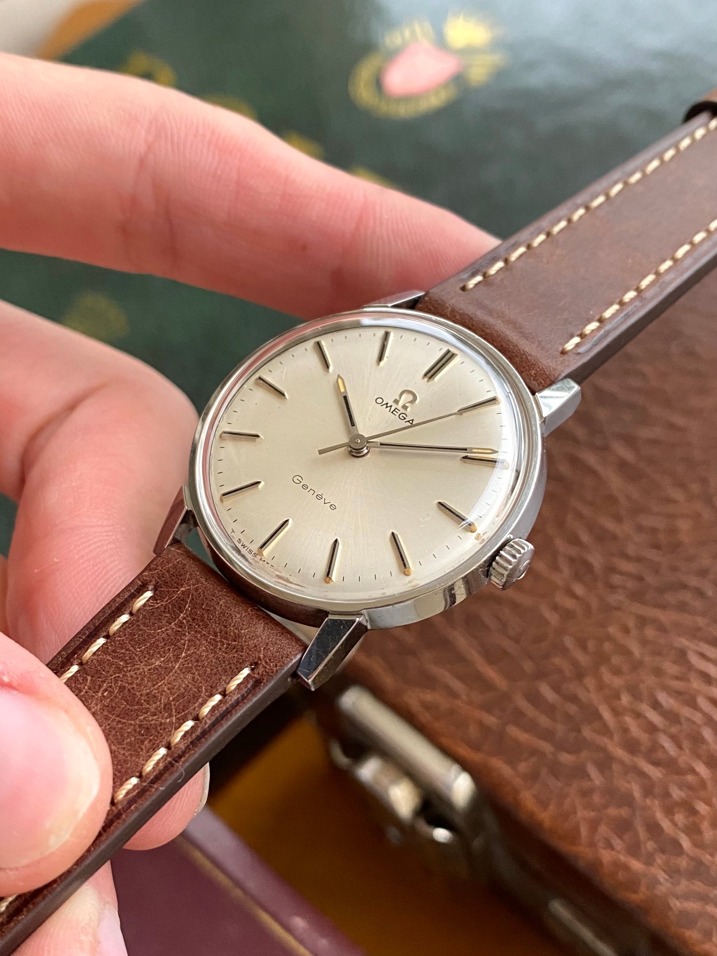 Omega Genève Transition Seamaster - Ref. 135.00011 Montre Vintage Mécanique Cal.601 Acier - 1967