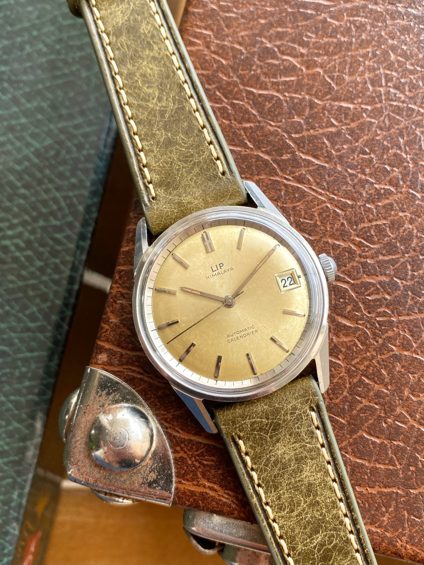 LIP Himalaya Automatic R153 - Montre Vintage France Mécanique Acier 1960