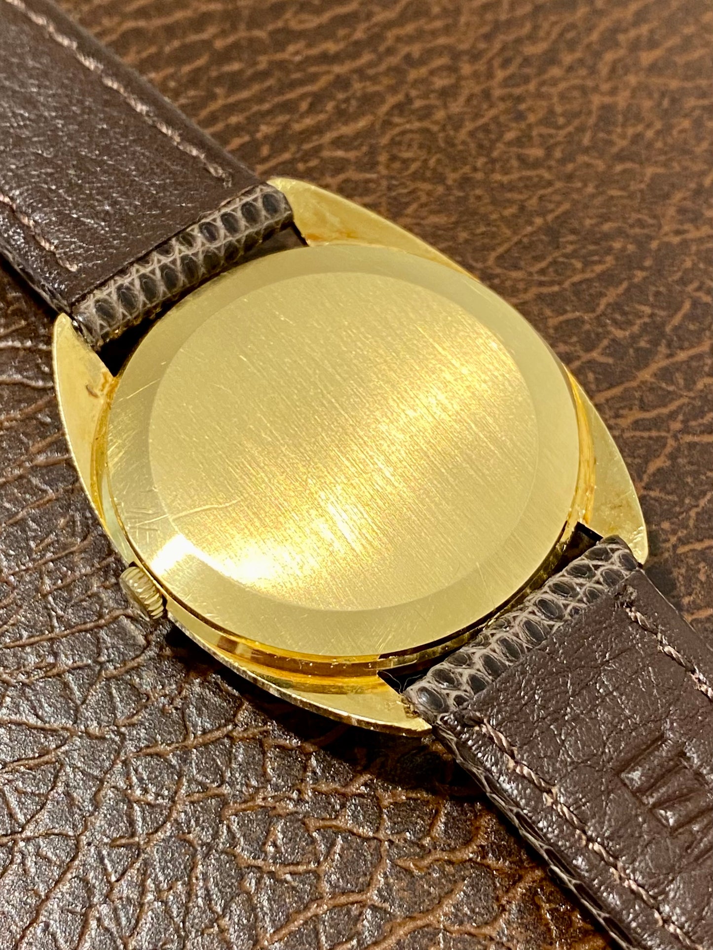 Omega 18k 750/1000 Or Jaune 131-90001 Montre Vintage Cal.601 Mécanique 1969