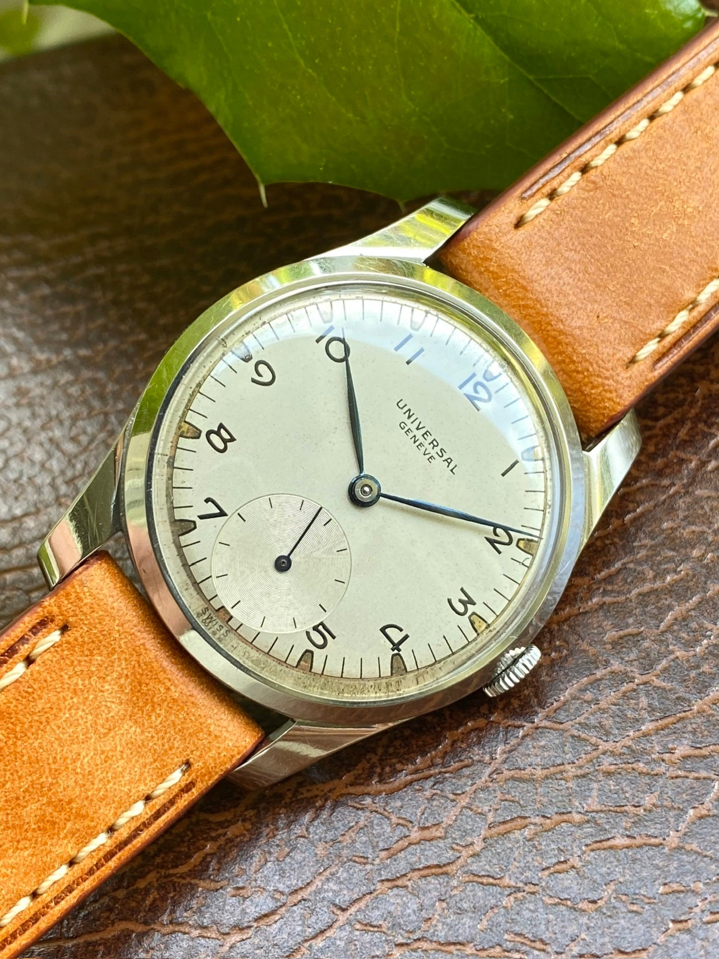 Universal Genève Montre Vintage Mécanique Cal.128 Réf. 212204 - 1954