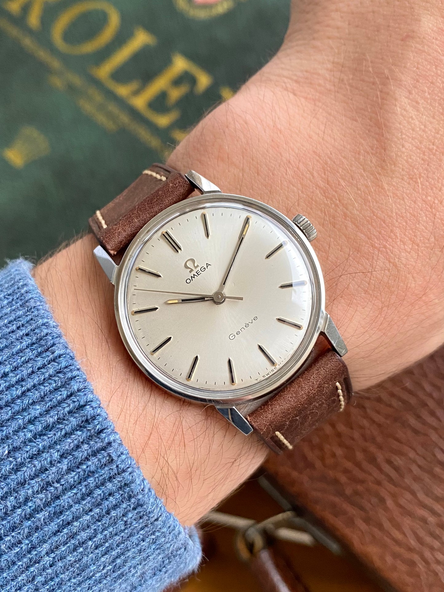 Omega Genève Transition Seamaster - Ref. 135.00011 Montre Vintage Mécanique Cal.601 Acier - 1967