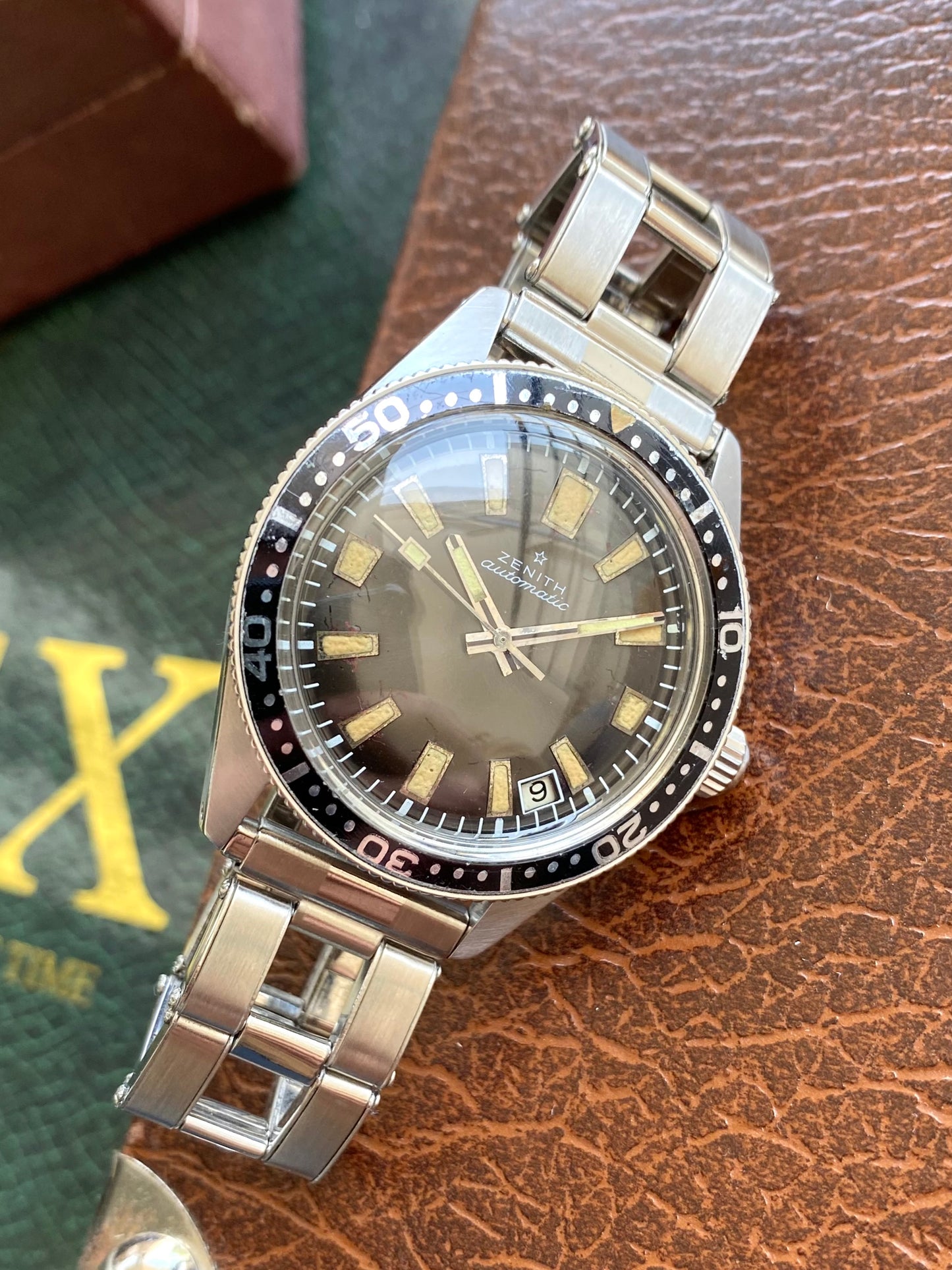 Zenith Skin Diver - Montre Vintage Plongée Automatic Cal. 2542PC 1960