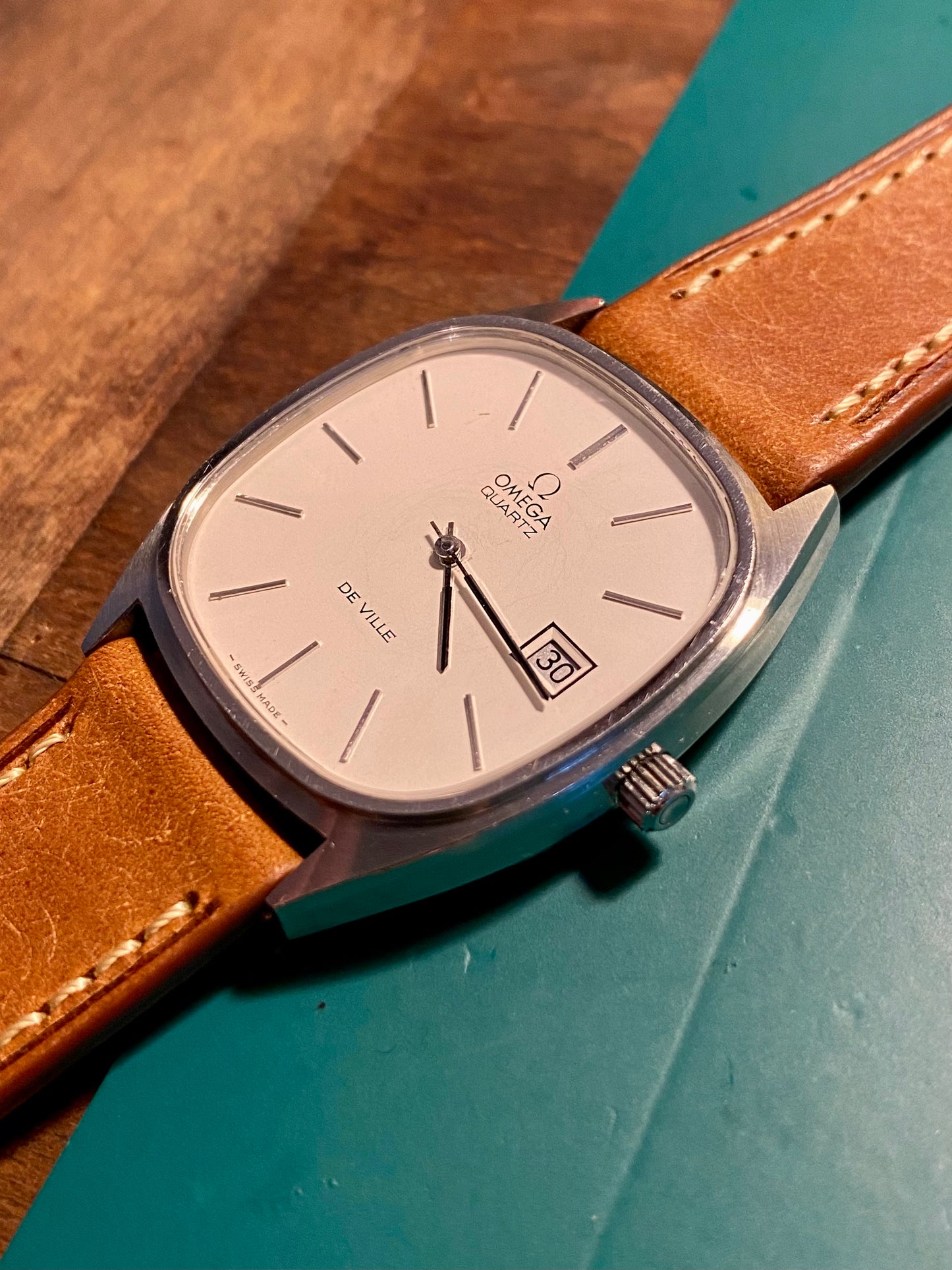 Omega DeVille Quartz Cal.1325 Réf. 192.0028 Montre Vintage 1970