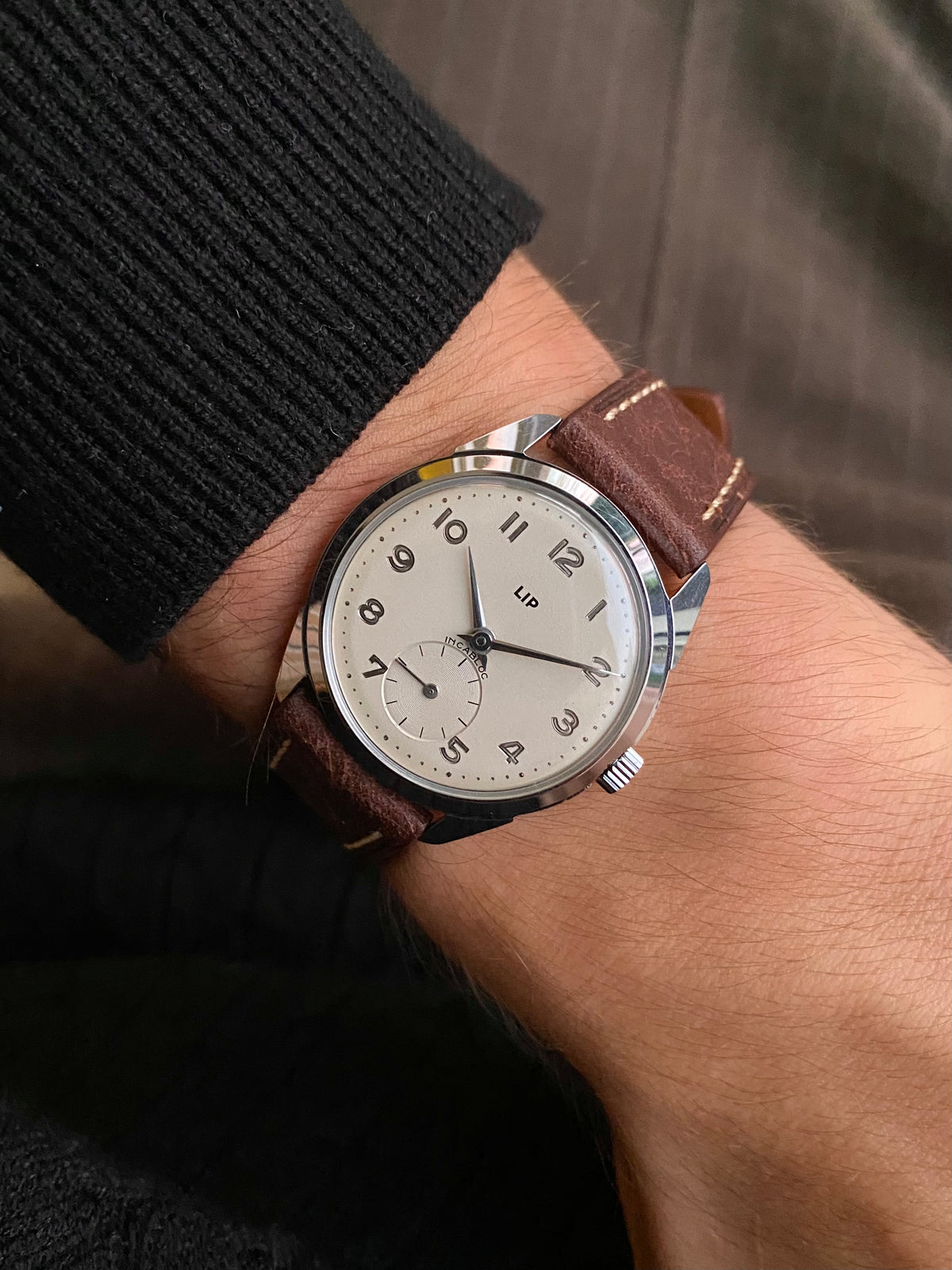LIP France R25 Neuve de Stock NOS - Montre Vintage Mécanique 1960 + Bracelet