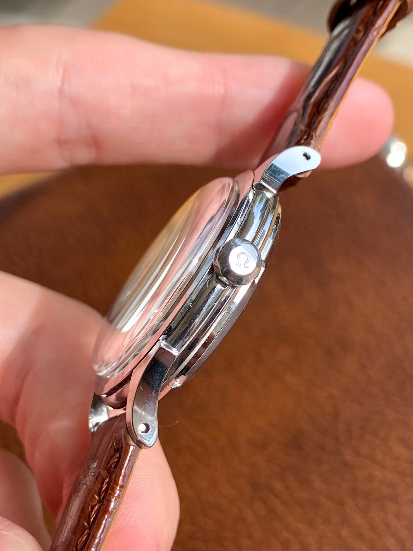 Omega Constellation Chronomètre Automatic Pie-Pan HoneyComb Nid d’Abeille - Montre Vintage Bumper Cal.354 - 1953