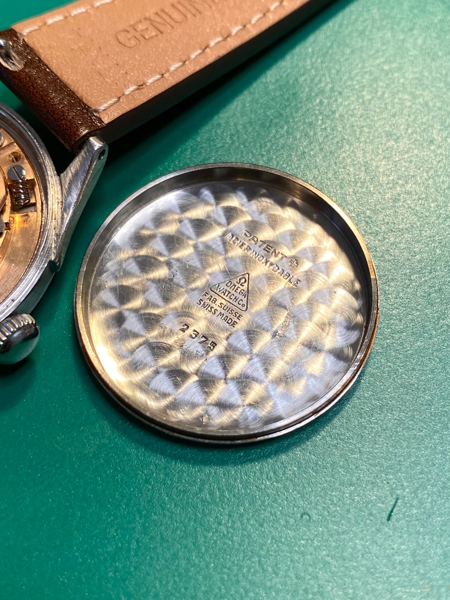 Omega Bumper Automatic Ref. 2375 Montre Vintage Mécanique Patinée 28.10RA - 1945