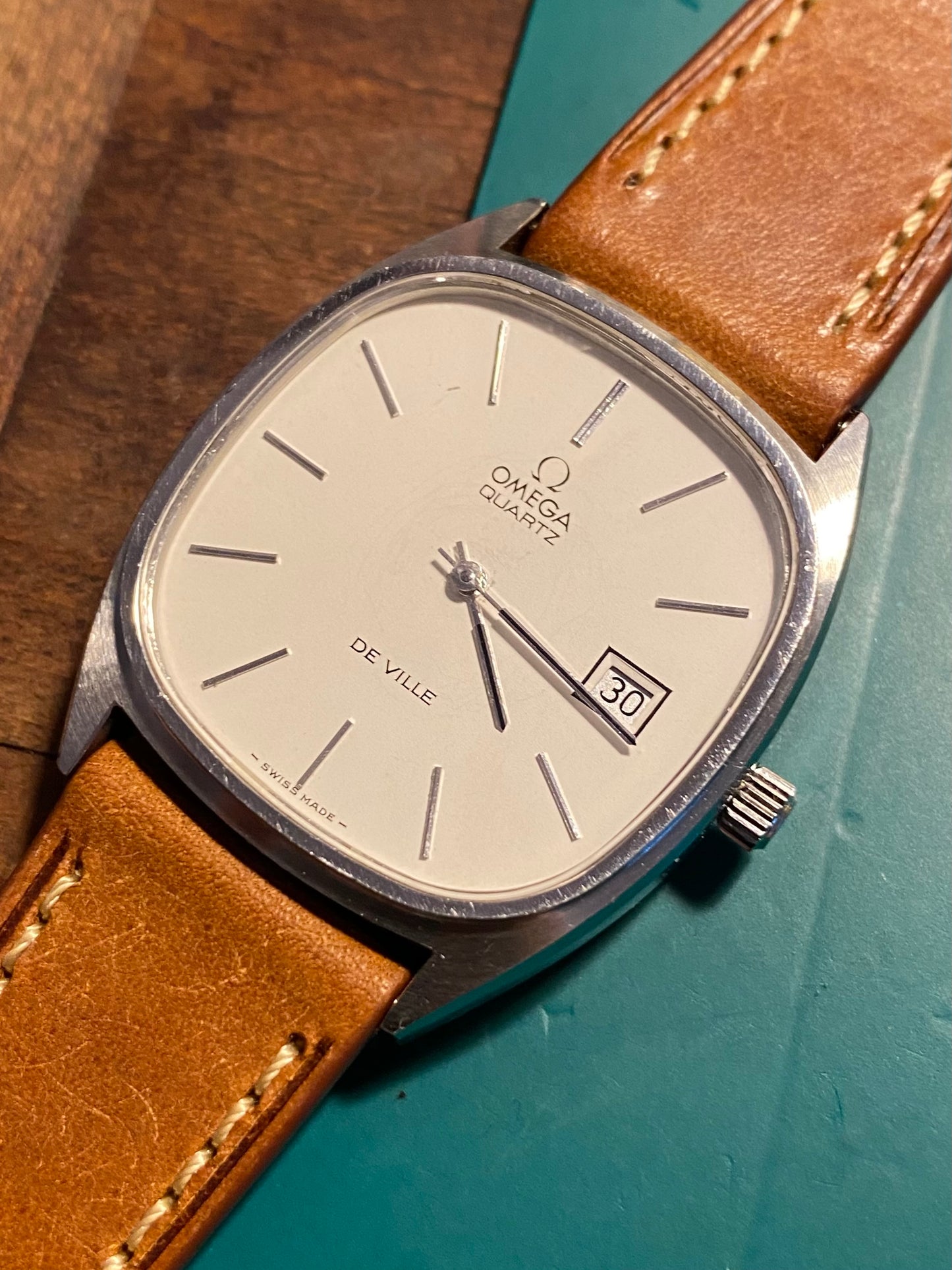Omega DeVille Quartz Cal.1325 Réf. 192.0028 Montre Vintage 1970