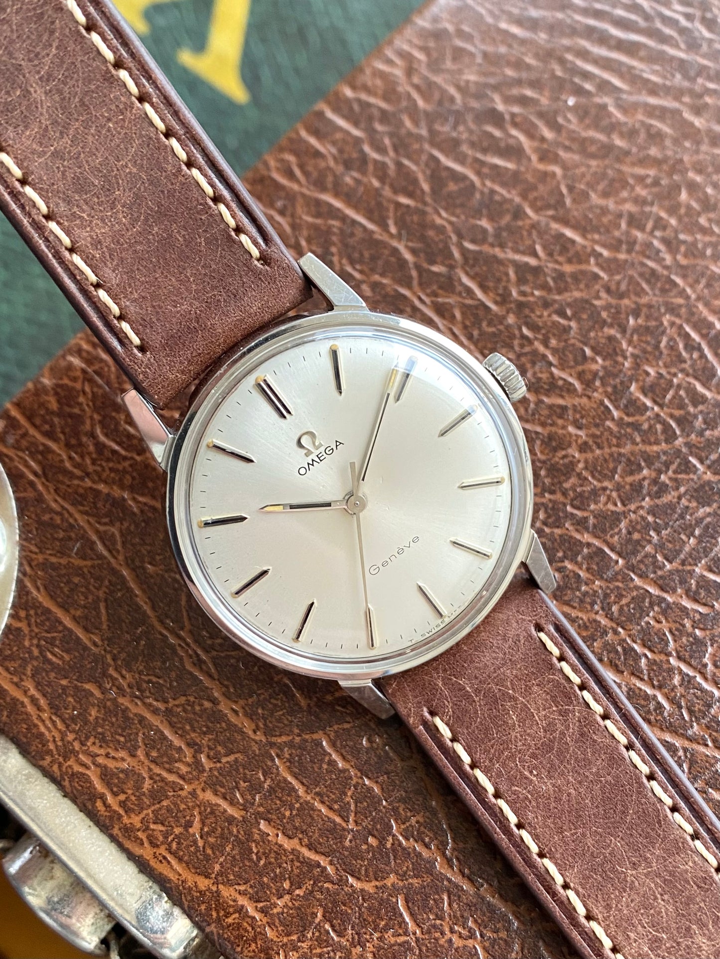 Omega Genève Transition Seamaster - Ref. 135.00011 Montre Vintage Mécanique Cal.601 Acier - 1967