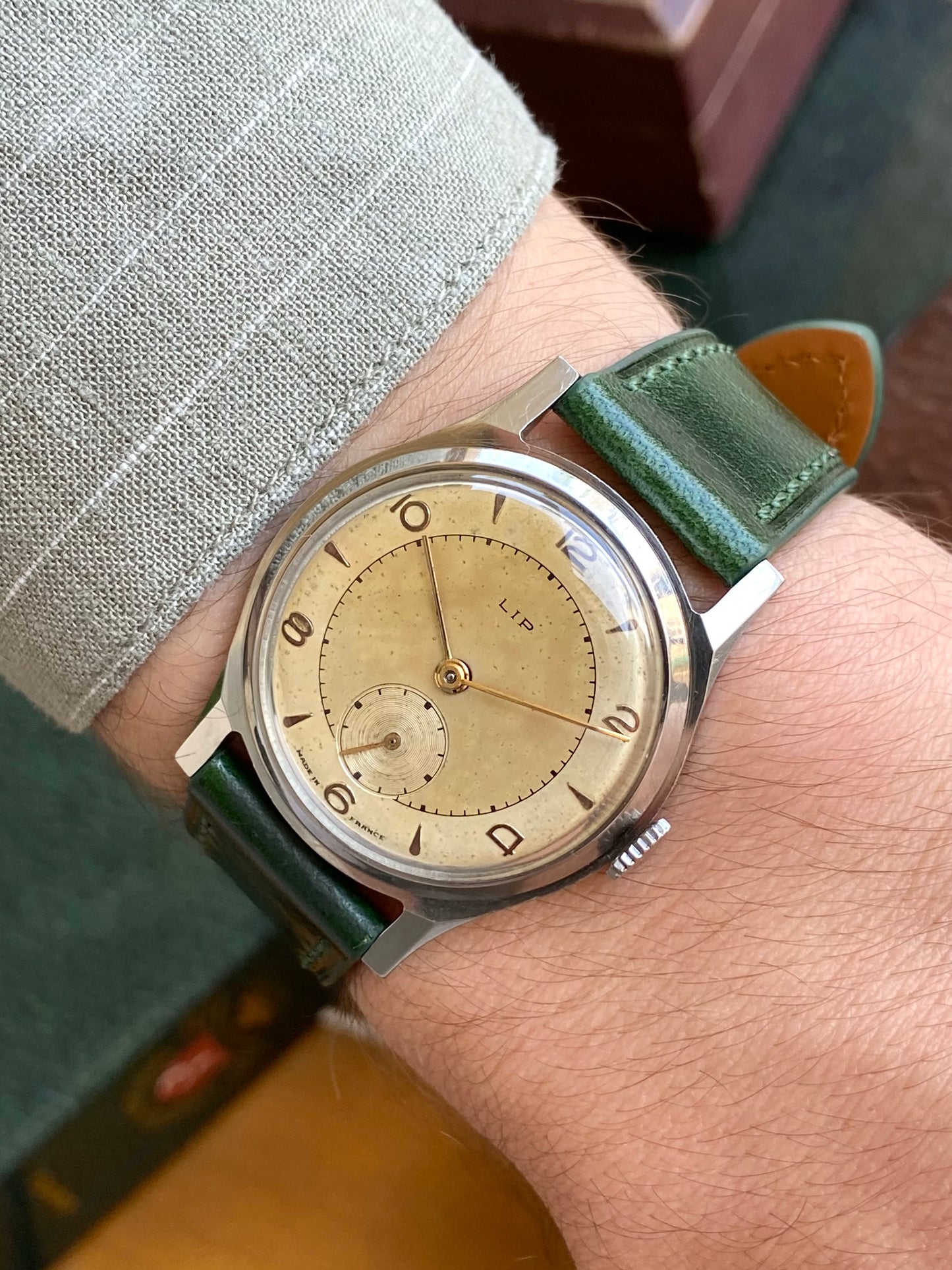 LIP R25 Made In France - Montre Vintage Mécanique Acier 1940