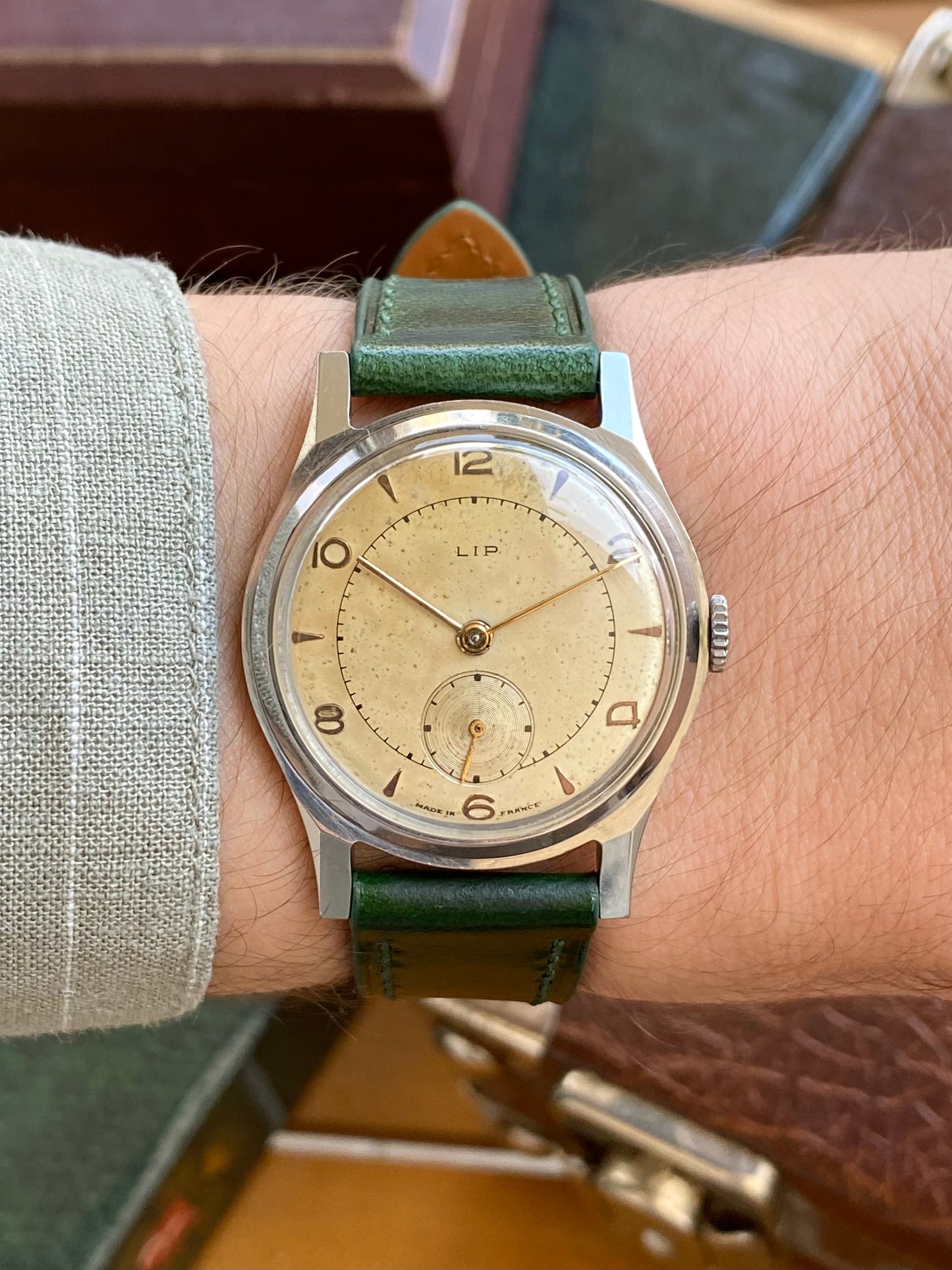 LIP R25 Made In France - Montre Vintage Mécanique Acier 1940