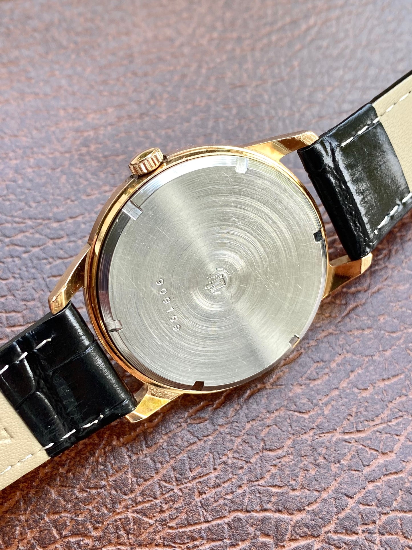LIP Dauphine Rallye Montre Vintage Mécanique Plaqué Or R558 - 1960