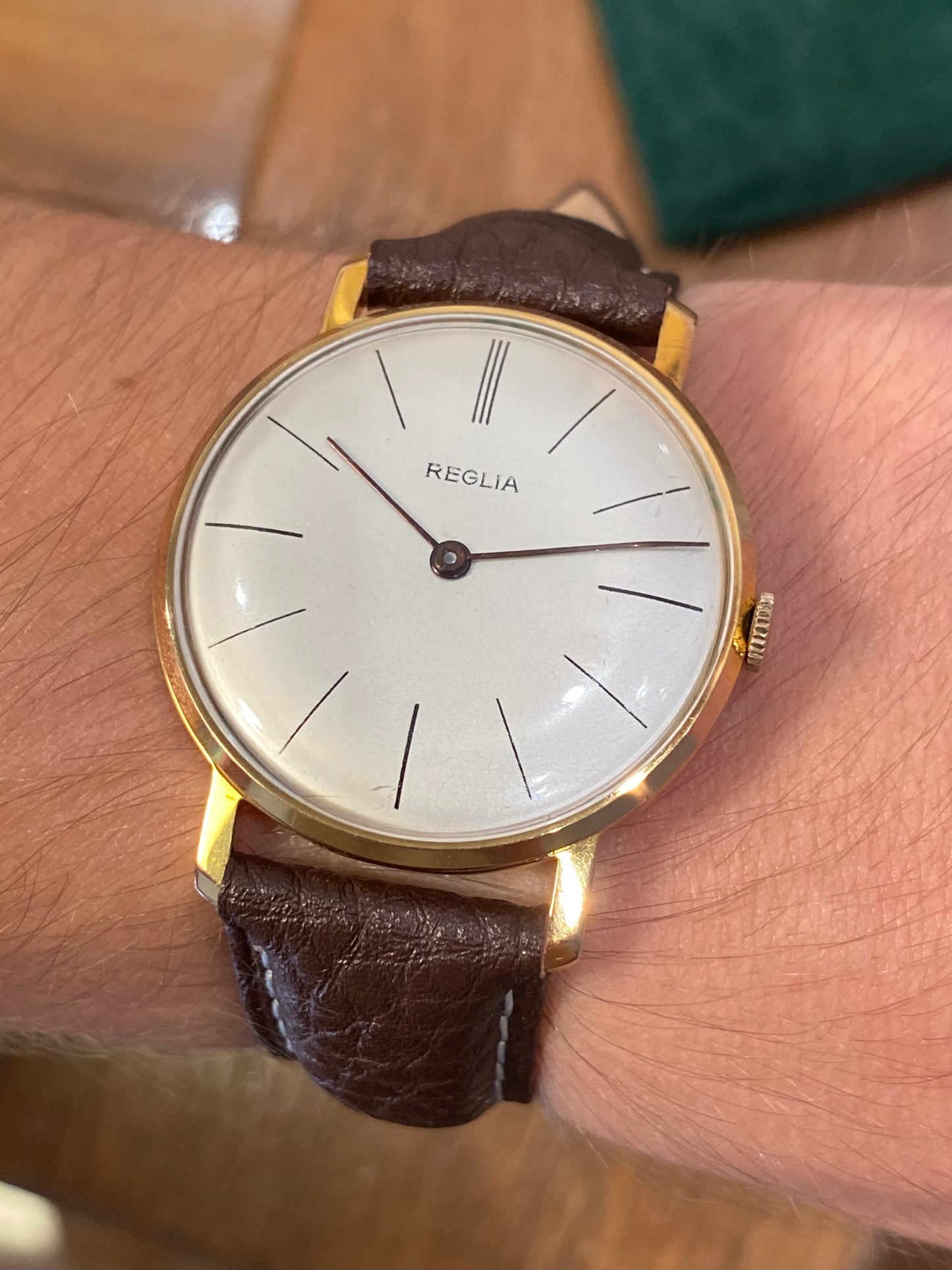 Reglia Extra Slim Montre Vintage Mécanique 1960