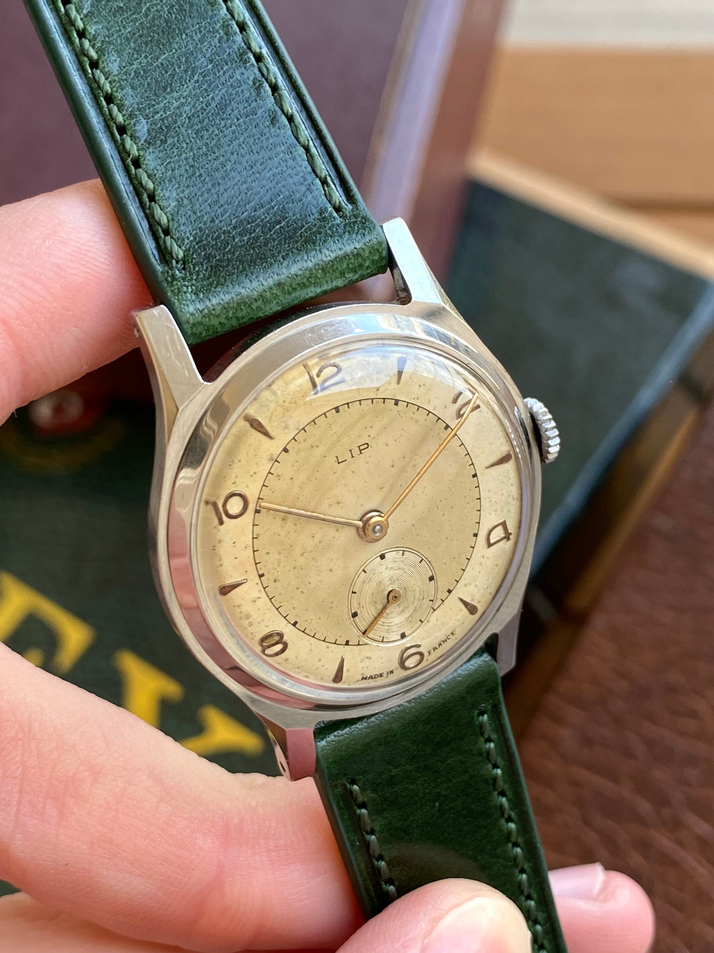 LIP R25 Made In France - Montre Vintage Mécanique Acier 1940