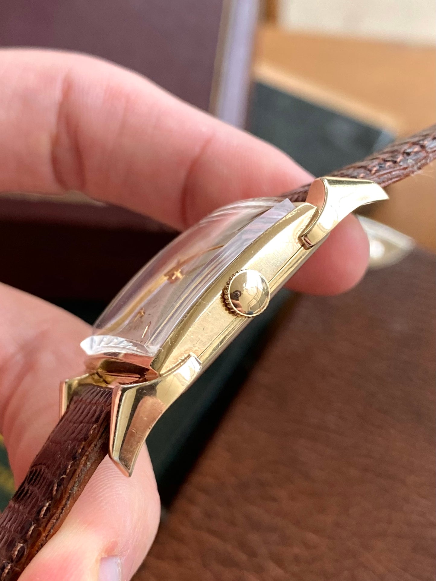 Longines 23z 10k GoldFilled Carré - Montre Vintage Mécanique 1953