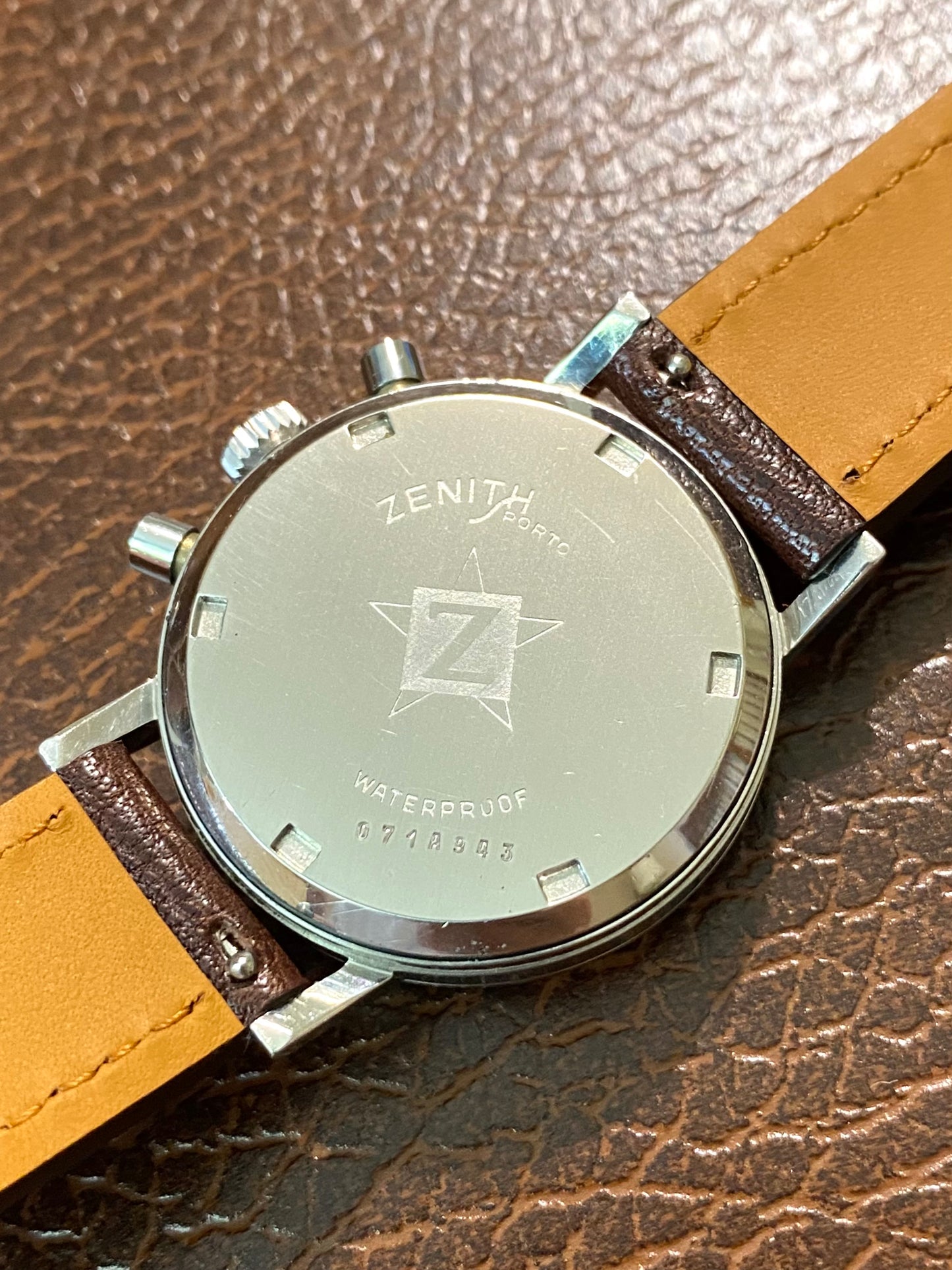 Zenith Sporto Chronographe Calibre 136D Montre Vintage Mécanique - 1964