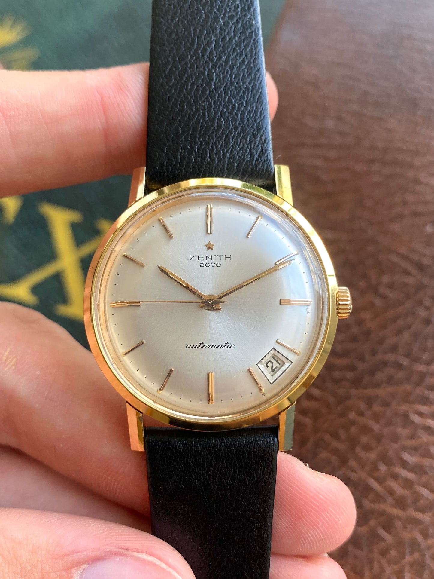 Zenith 2600 - Montre Vintage Automatique Cal. 2532 Mécanique Plaqué Or 1960