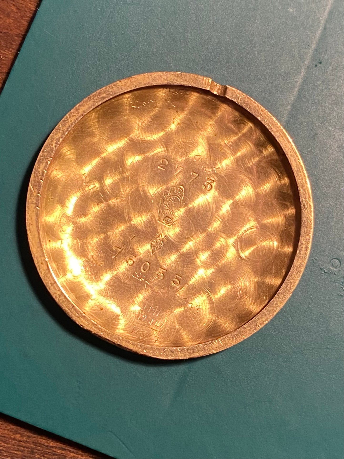 Movado Cal.75 Or Jaune 18k 750/1000 Montre Vintage Mécanique Breguet Dial 1940