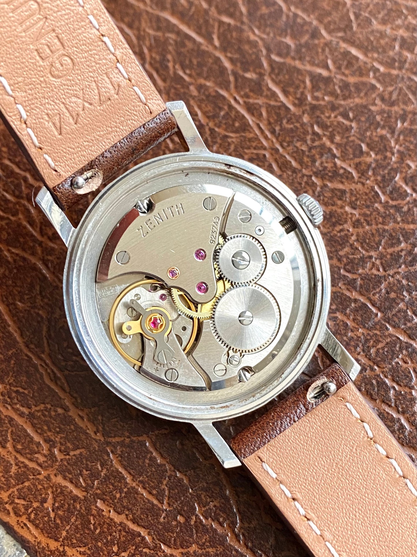 Zenith Montre Vintage Mécanique Suisse - Cal. 2532 Acier - 1960