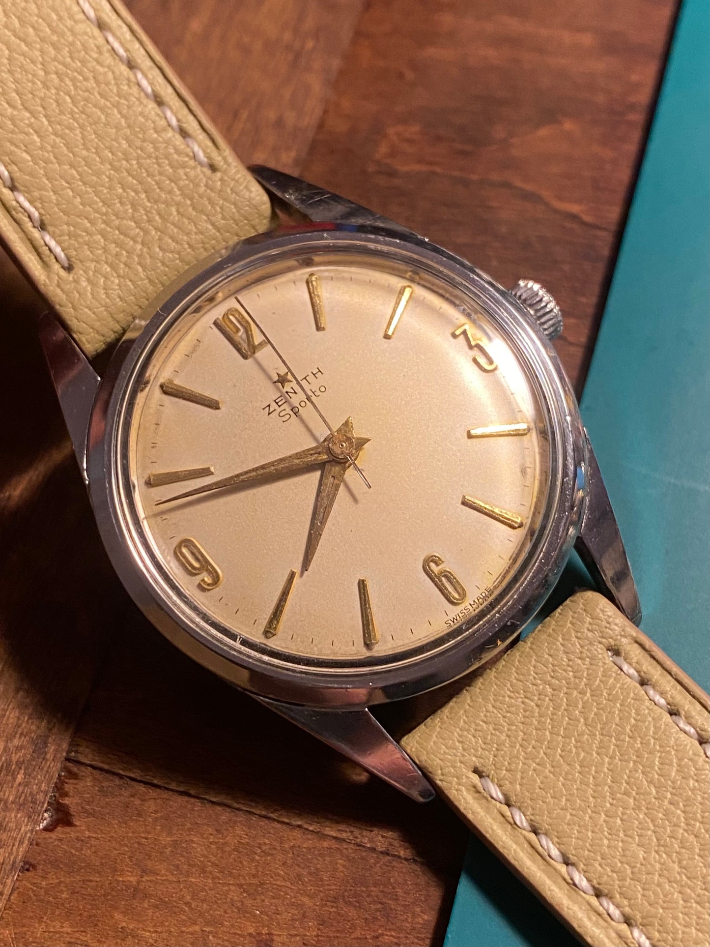 Zenith Sporto Montre Vintage Mécanique 1960 + Boîte
