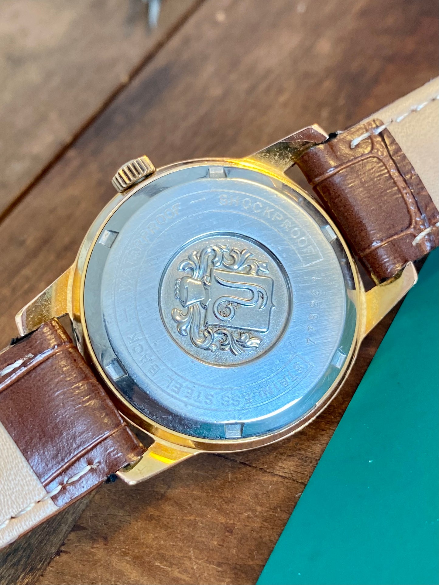Yema Wristmaster Montre Vintage Mécanique Plaqué Or 1960