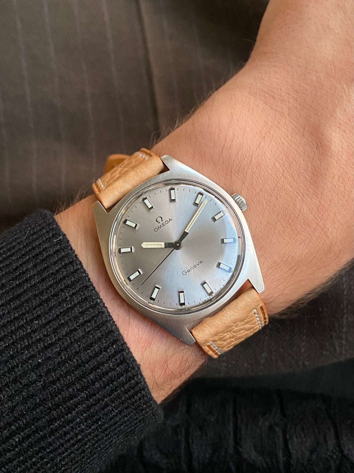 Omega Genève Racing Cal. 601 - Montre Vintage Mécanique Sport 135.041 - 1969