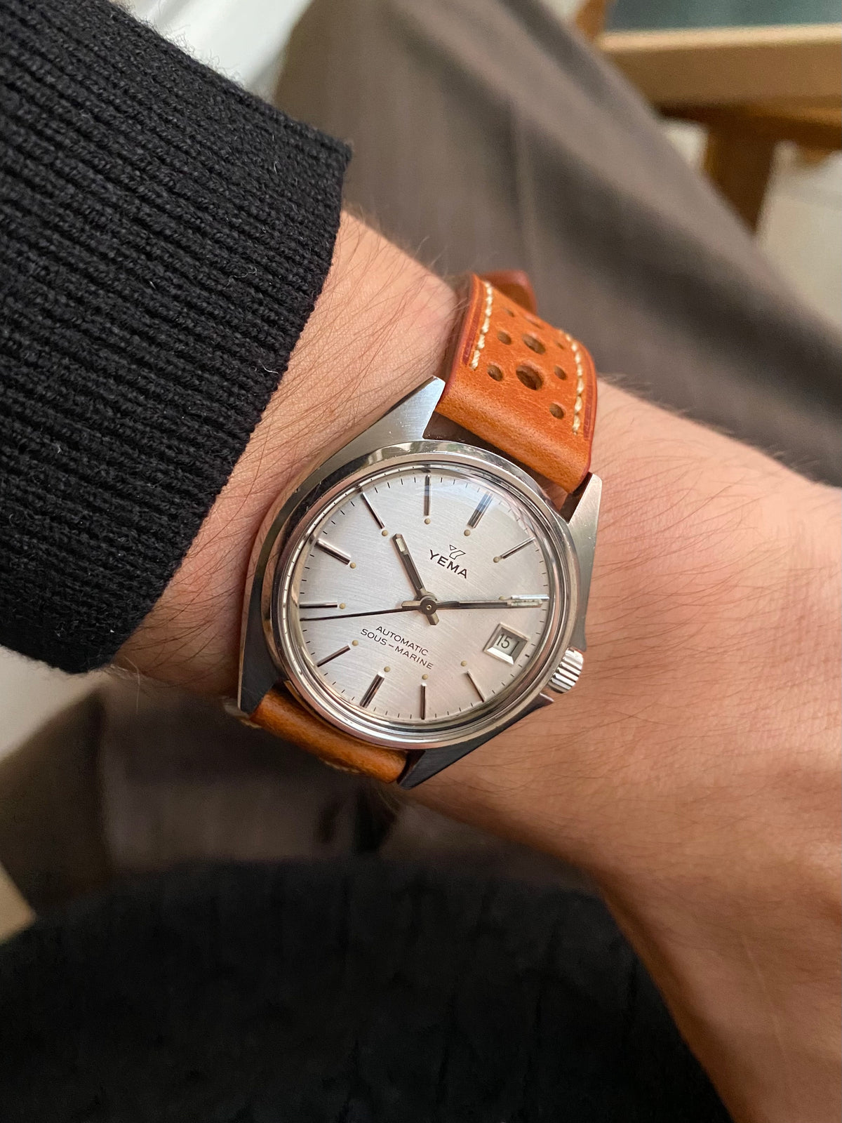 Yema France Sous-Marine Automatic - Montre Vintage Mécanique FE4611 1970