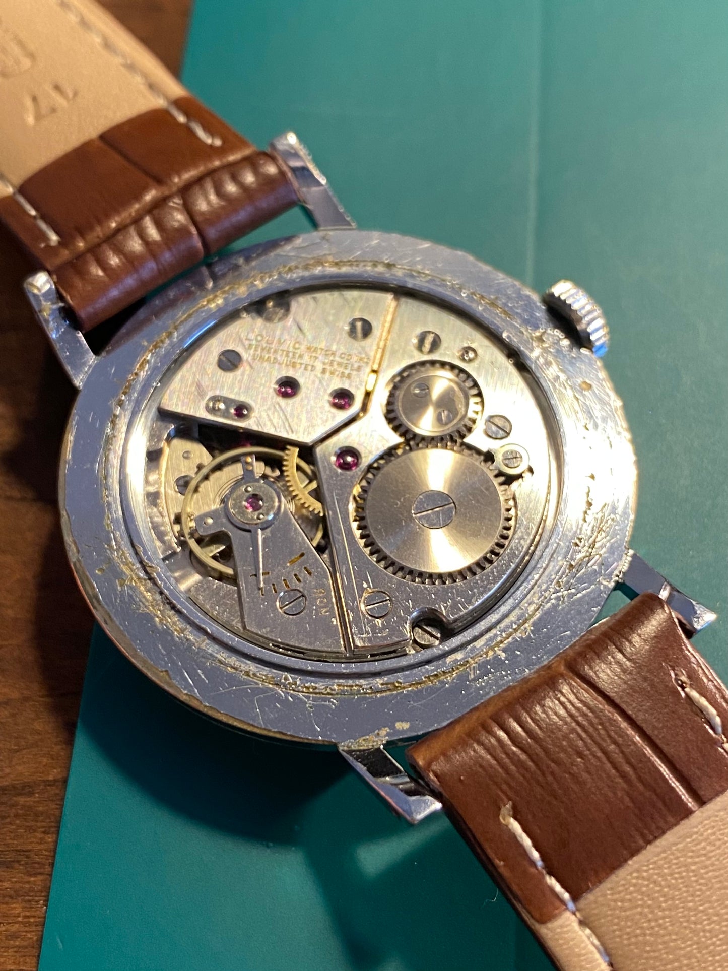 Louvic De Luxe "Mystery Dial" Montre Vintage Mécanique 1960