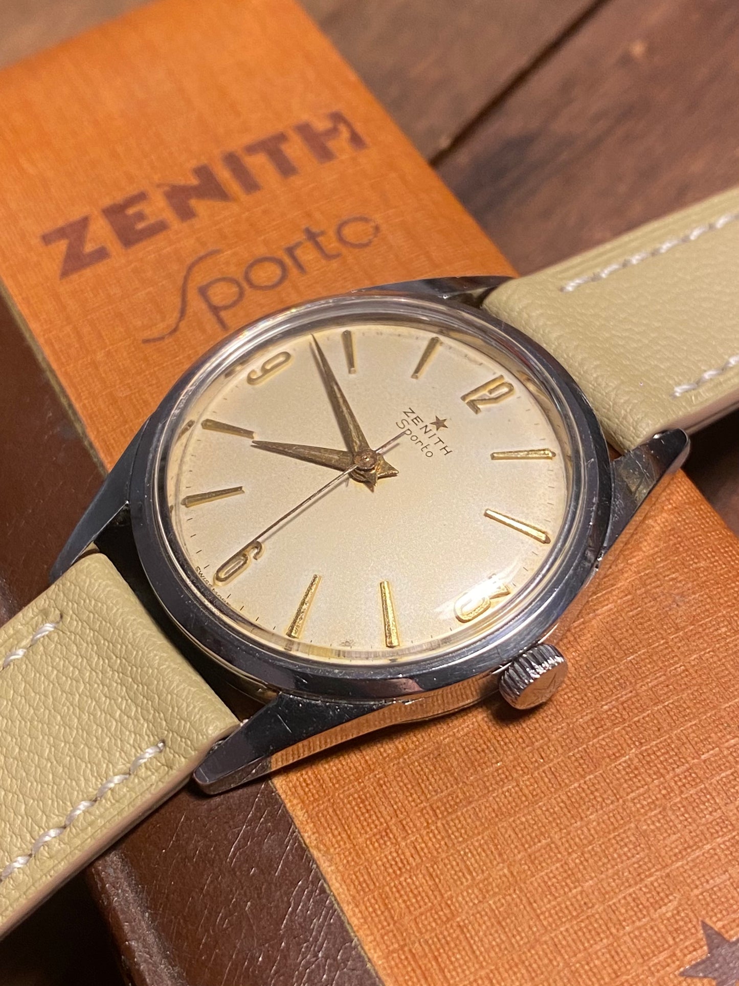 Zenith Sporto Montre Vintage Mécanique 1960 + Boîte