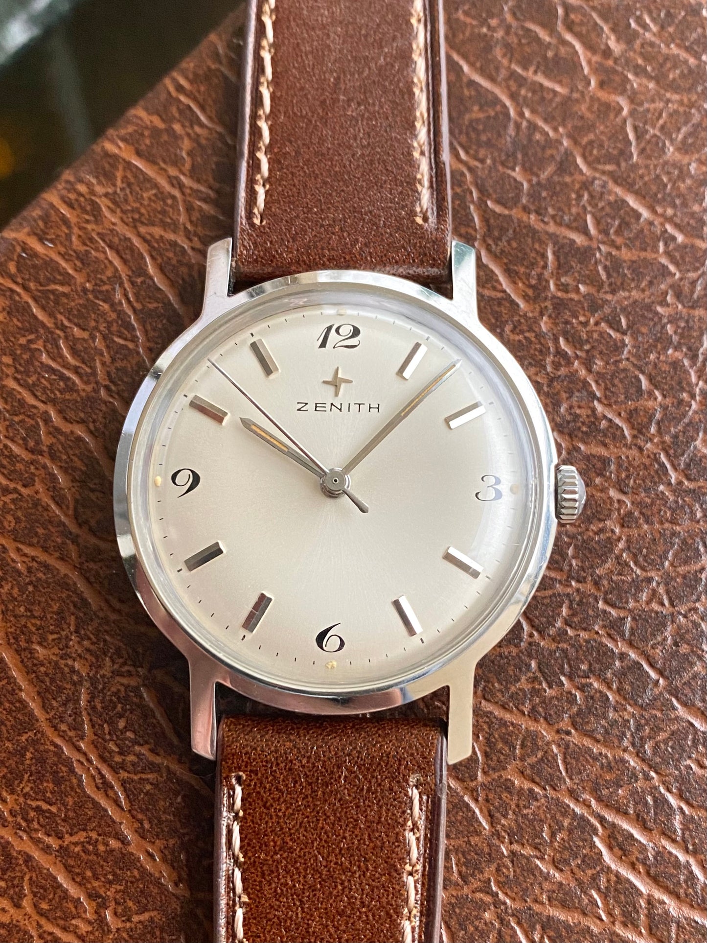 Zenith Montre Vintage Mécanique Suisse - Cal. 2532 Acier - 1960