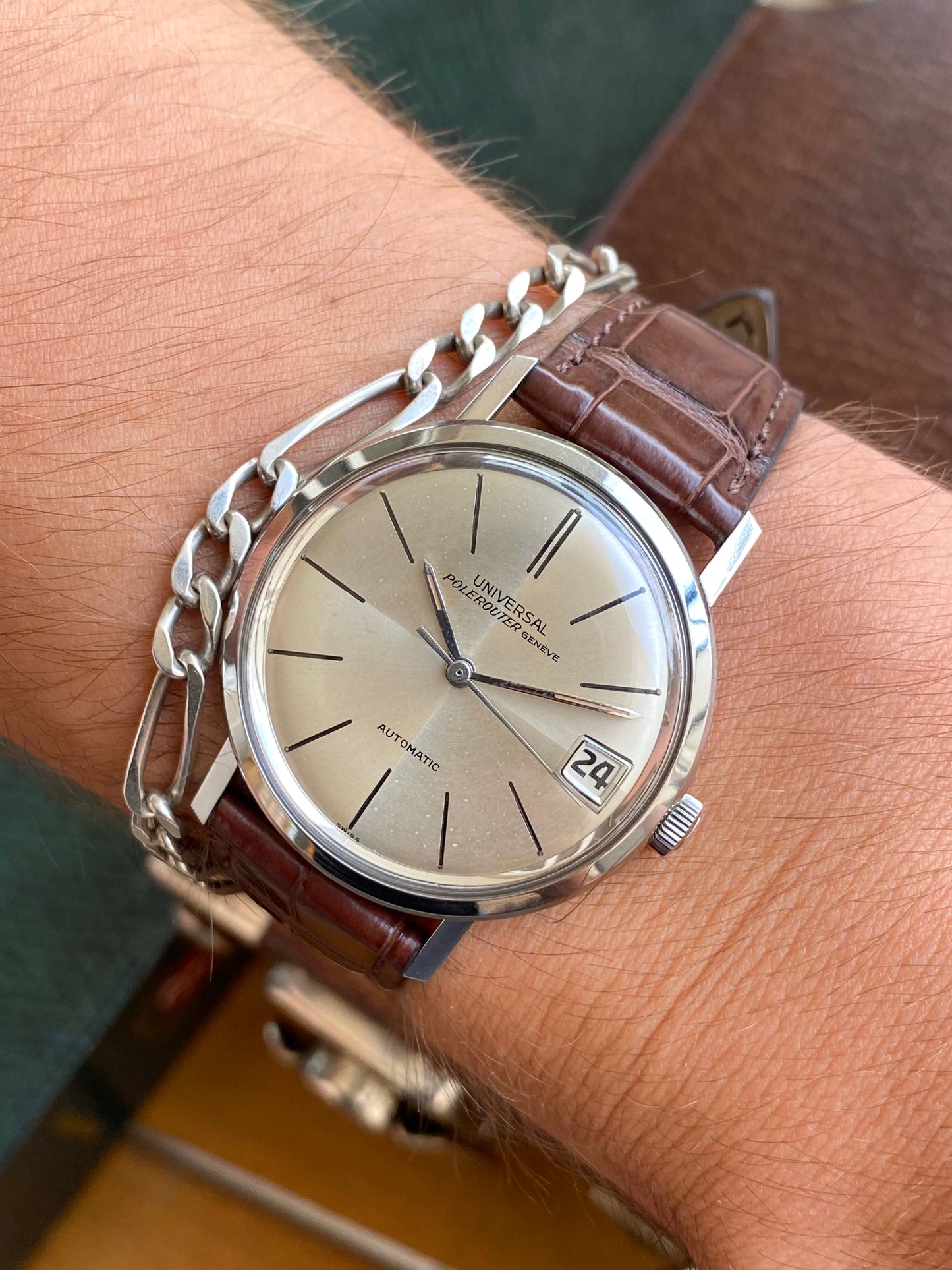 Universal Polerouter Genève Automatic Microtor - Ref.204604-4 - Cal. 218-2 - Montre Vintage Mécanique 1960