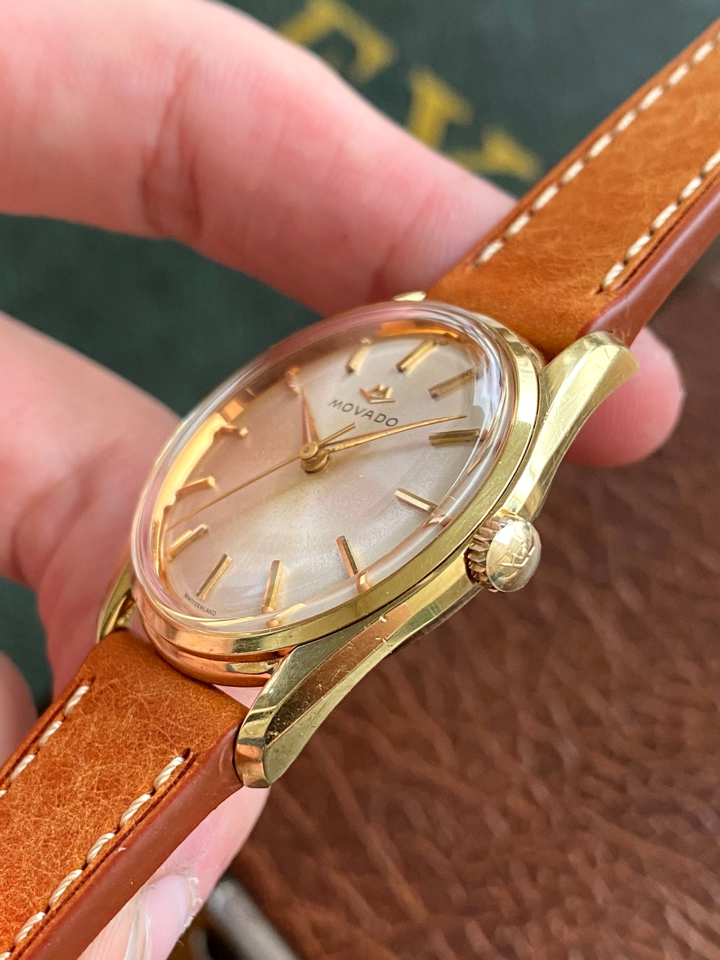 Movado Sub-Sea Plaqué Or - Montre Vintage Mécanique Cal.345 Ref.53091 - 1960